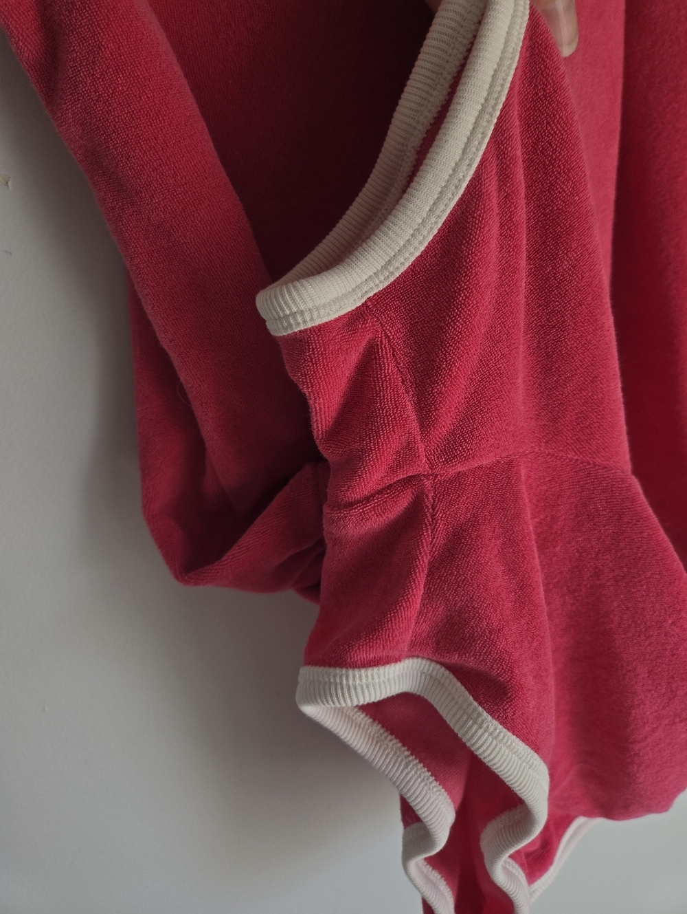 GAP Hot Pink Tank One-Piece with White Trim - Picture 5 of 9